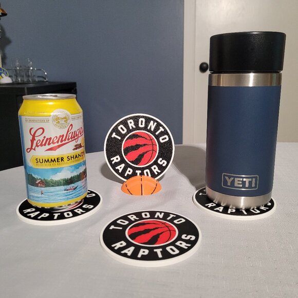 Toronto Raptors Coaster Set - 3D Printed - (Set of 4) - Picture 2 of 4